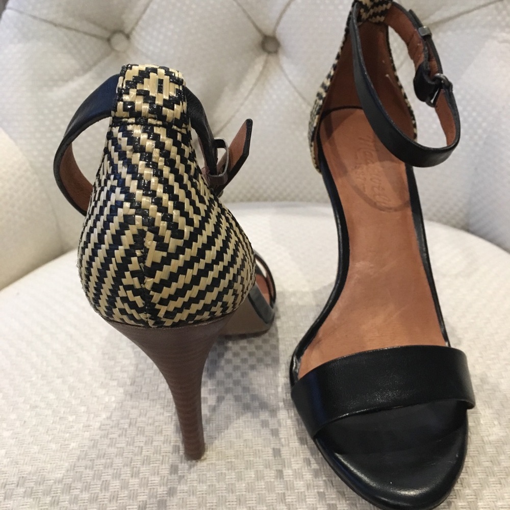 Madewell Single-Strap Heel 6.5 - Worn once, in box